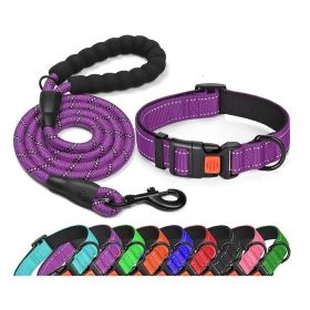 No Pull Dog Harness; Adjustable Nylon Dog Vest & Leashes For Walking Training; Pet Supplies (Color: Yellow and Black Polka Dot Ruffle: Purple, size: S)