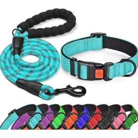 No Pull Dog Harness; Adjustable Nylon Dog Vest & Leashes For Walking Training; Pet Supplies (Color: Yellow and Black Polka Dot Ruffle: Lake Blue, size: S)