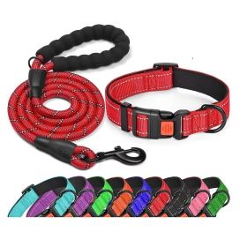 No Pull Dog Harness; Adjustable Nylon Dog Vest & Leashes For Walking Training; Pet Supplies (Color: Yellow and Black Polka Dot Ruffle: Red, size: XS)