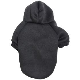 Pet Sweatshirt With Hoodie; Machine Washable Sweater For Dogs Puppies Sweater Clothes Apparel (Color: Yellow and Black Polka Dot Ruffle: Black, size: XXL)