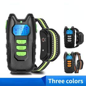 Dog Training Collar; Shock Collar for Dogs with Remote; Rechargeable Dog Shock Collar; 3 Modes Beep Vibration and Shock Waterproof Bark Collar for Sma (Color: Yellow and Black Polka Dot Ruffle: D101-1 grey)