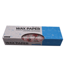 Twlead Wax Paper Sheets Greaseproof Waterproof Wrapping Tissue Food Picnic Paper For Food Basket Liner(Shipment From FBA) (Color: Yellow and Black Polka Dot Ruffle: Strawberry Pattern)