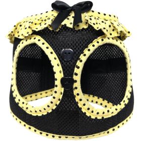 American River Polka Dot Collection - Yellow and Black Polka Dot Ruffle (Color: Yellow and Black Polka Dot Ruffle: Yellow and Black Polka Dot Ruffle, size: 2X/3X-Large)