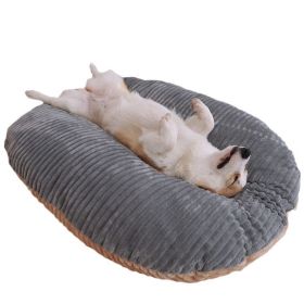 Kennel Four Seasons Universal Floor Mat Dog Mattress Pet Removable And Washable Sleeping Double-sided Mat (Option: M-Dog mat+hand pull bite rope)