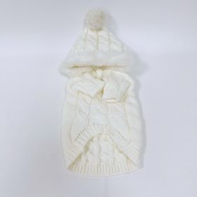 Autumn And Winter Knitting Warm Sweater (Option: White-S)