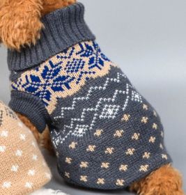Minimalist Printed Cute Pet Dog Sweater (Option: Gray KL FZ 95-XLL)