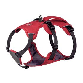Anti Breaking Loose Dog Hand Holding Rope Reflective Explosion-proof (Option: Red-M)