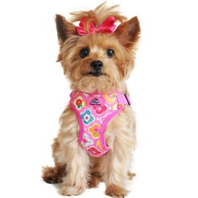 Wrap and Snap Choke Free Dog Harness - Maui Pink (size: X-Small)