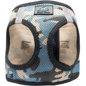 American River Choke Free Dog Harness Camouflage Collection - Blue Camo (size: 3X-Large)