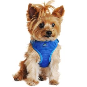 Wrap and Snap Choke Free Dog Harness - Cobalt Blue (size: small)