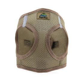 American River Solid Ultra Choke Free Dog Harness - Fossil Brown (size: XXS)