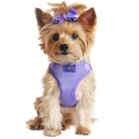 Wrap and Snap Choke Free Dog Harness - Paisley Purple (size: large)
