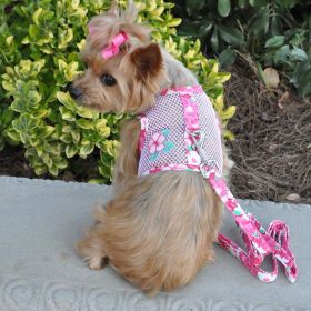 Cool Mesh Harness Hawaiian Hibiscus - Pink (size: X-Small)