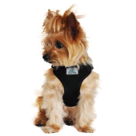 Wrap and Snap Choke Free Dog Harness - Black (size: small)