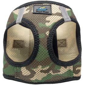 American River Choke Free Dog Harness Camouflage Collection - Green Camo (size: small)